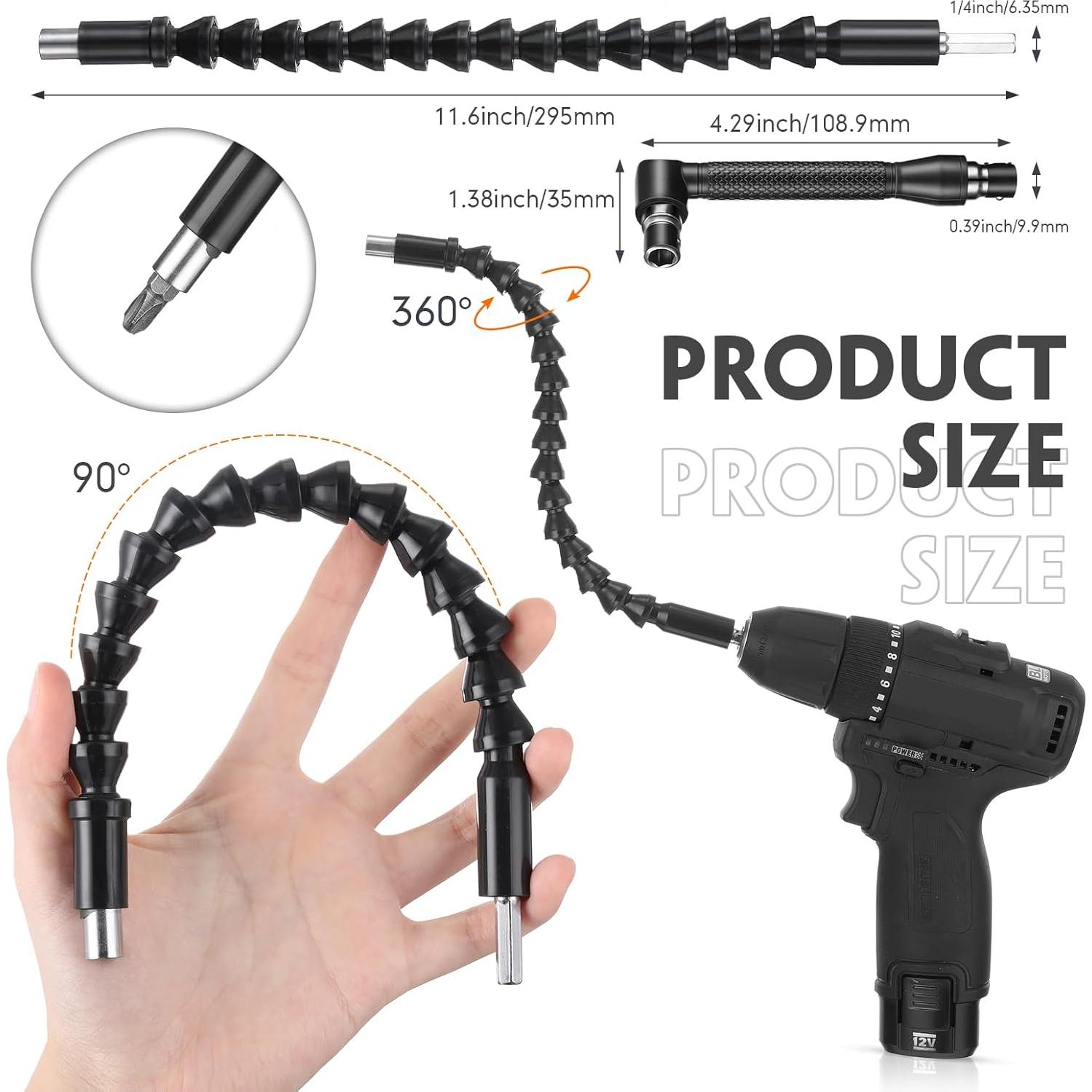 Juego de Extensión de Broca Flexible 32 Piezas Reginary