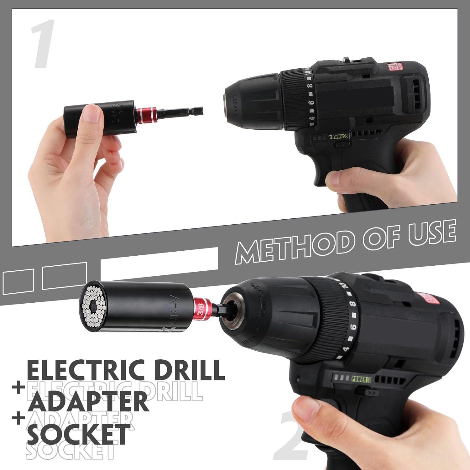 Juego de Extensión de Broca Flexible 32 Piezas Reginary