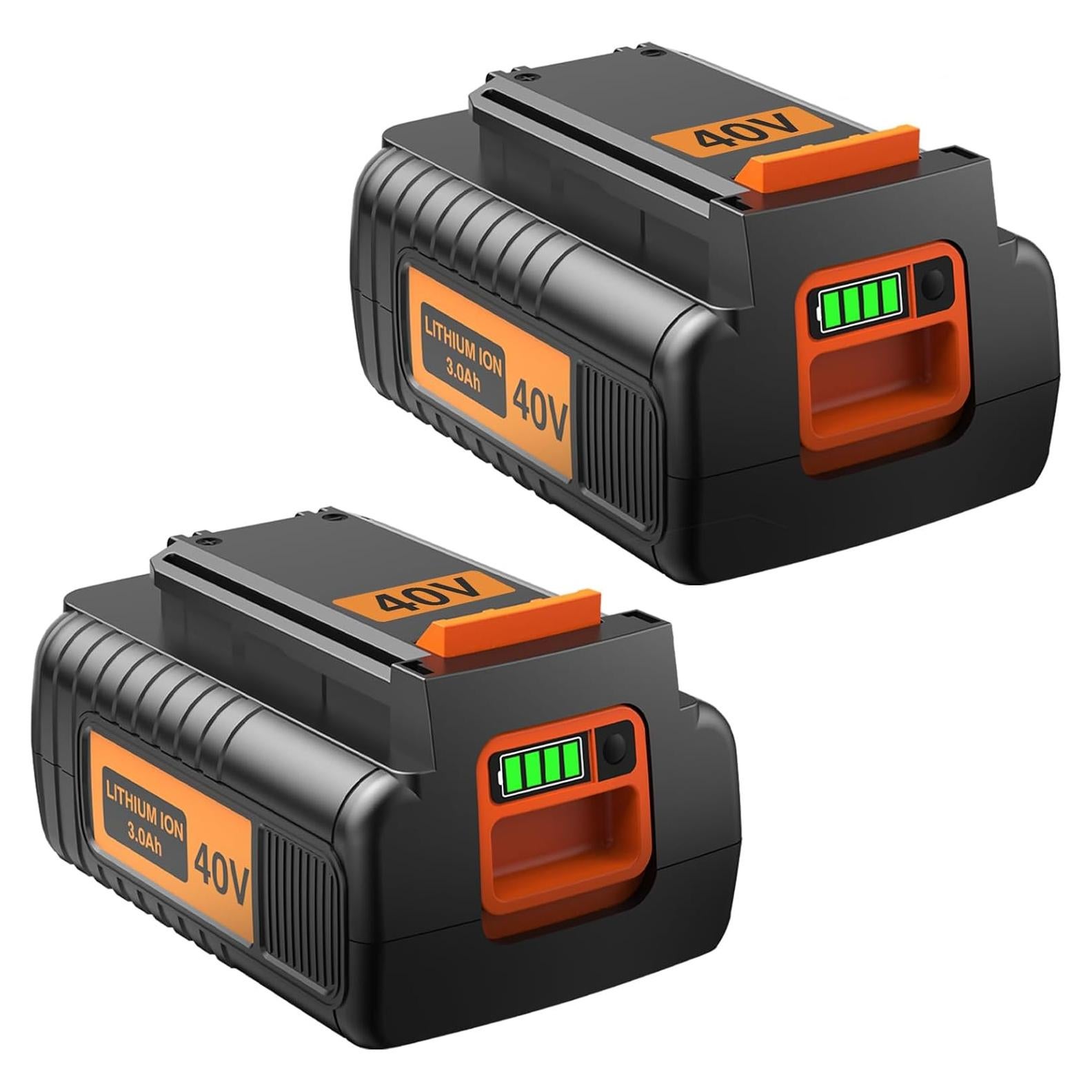 Batería de Litio 40V Black and Decker 3.0Ah - 2 Paquete