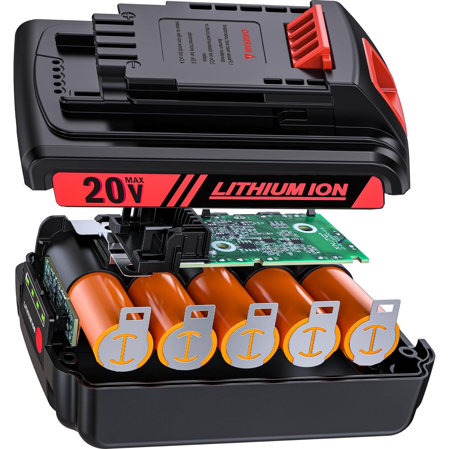 Batería de Reemplazo 20V Black Decker LBXR20 4.0Ah Litio