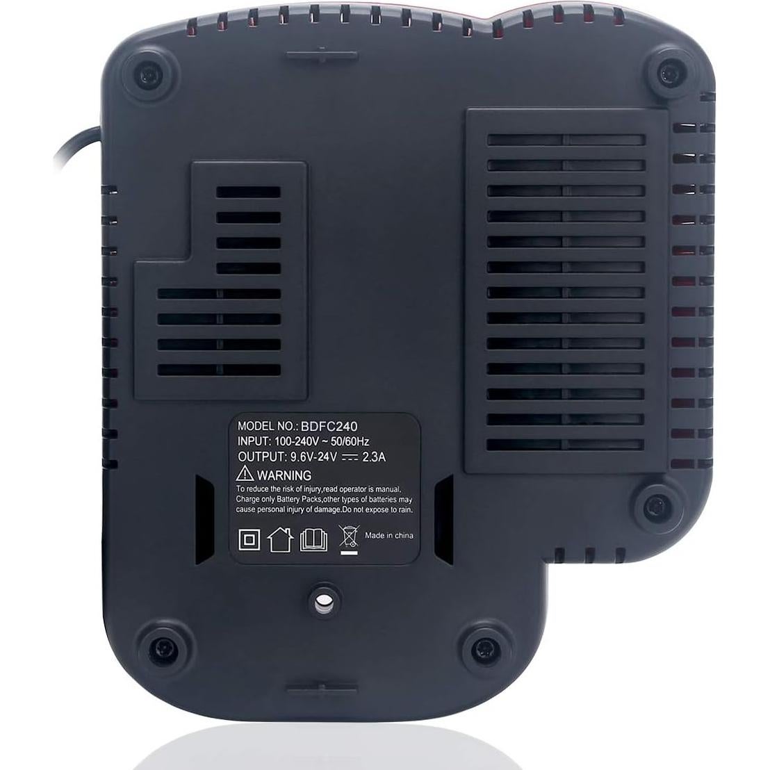 Cargador Rápido Biswaye BDFC240 9.6V-24V Compatible Black & Decker