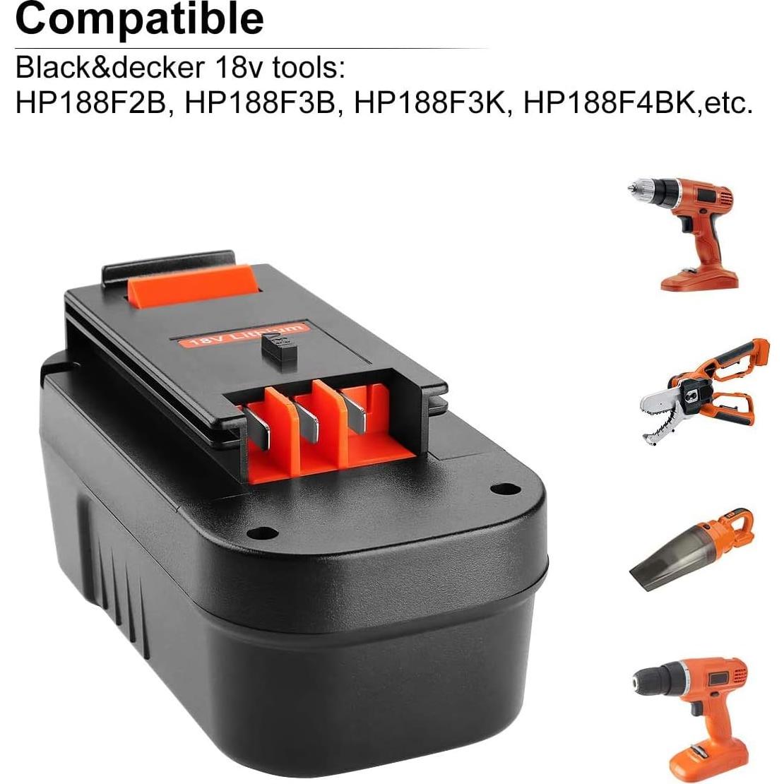 Batería de Litio 18V Powilling 2Pack para Black & Decker