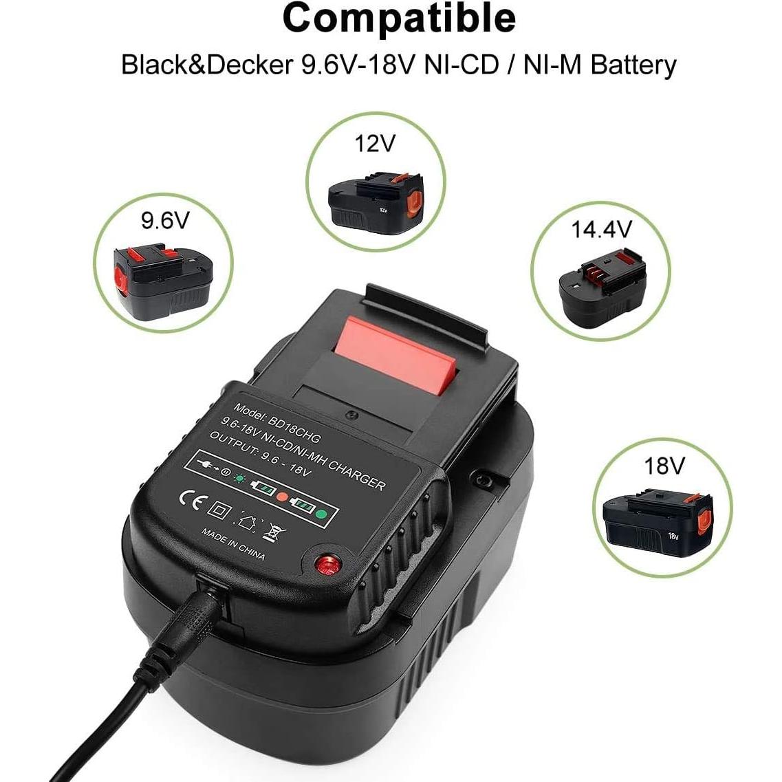 Batería de Litio 18V Powilling 2Pack para Black & Decker