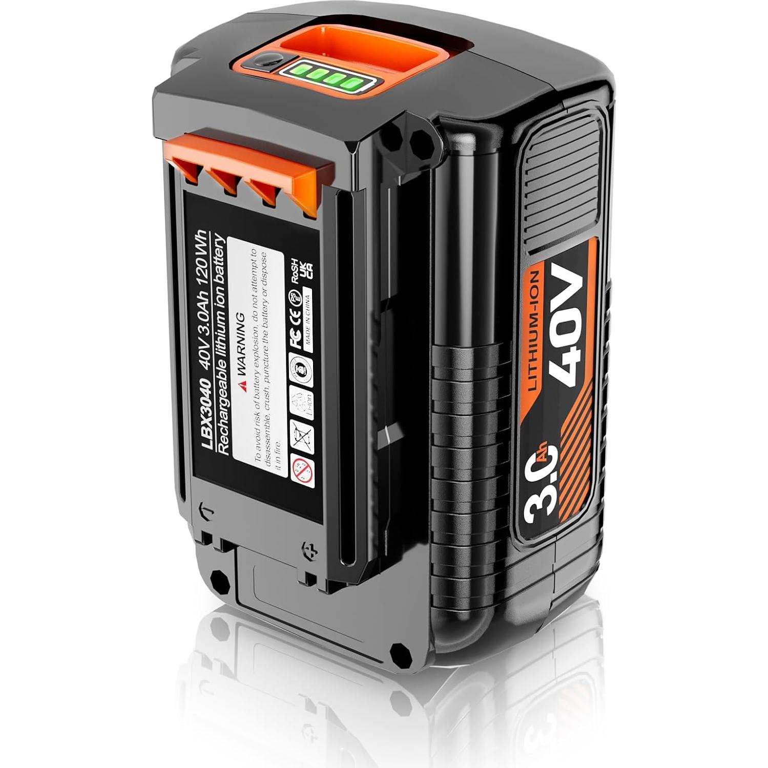 Batería Li-ion 40V DSANKE para Black+Decker 3000mAh