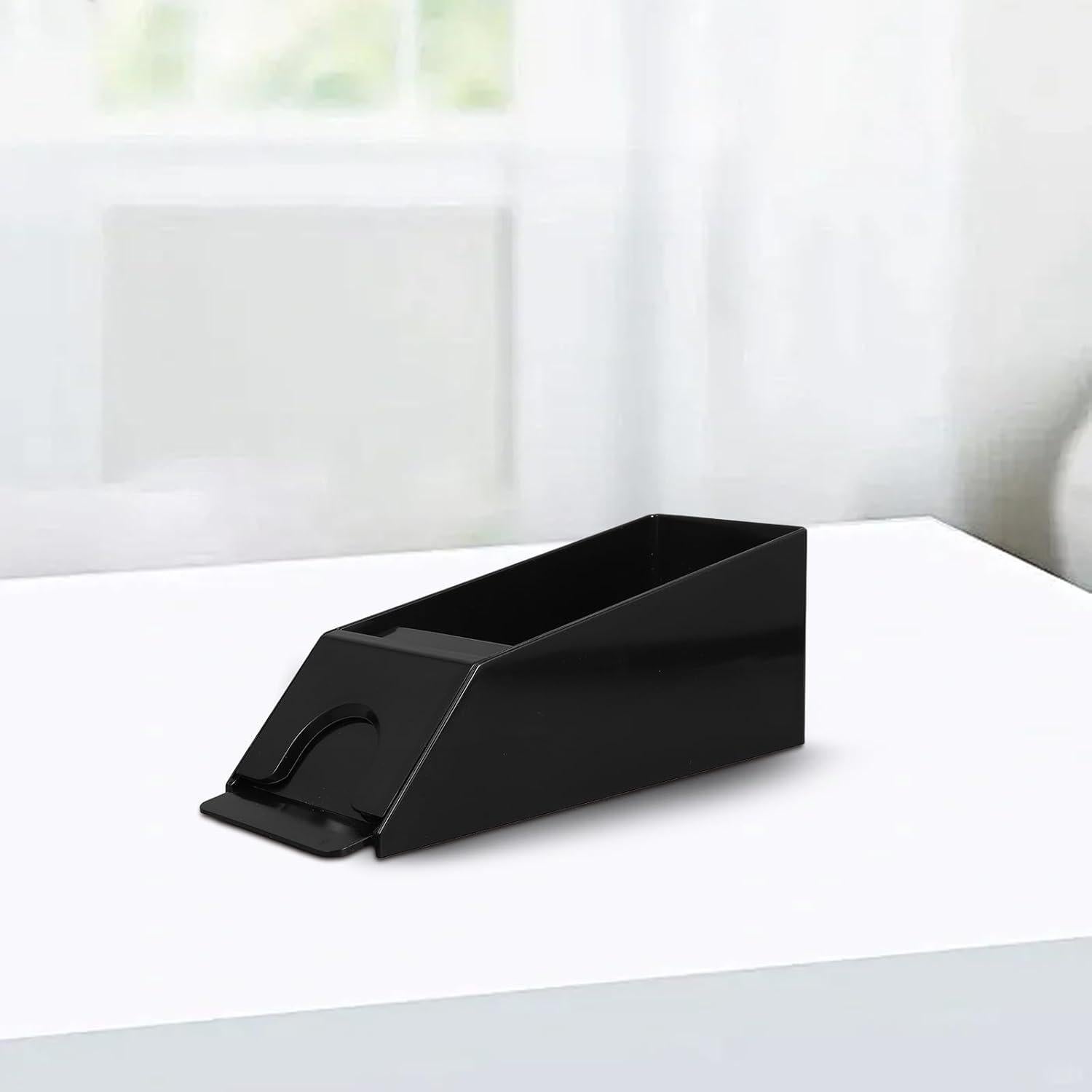 Zapato de cartas acrílico Abaodam para 6 mazos, 29x10cm, negro