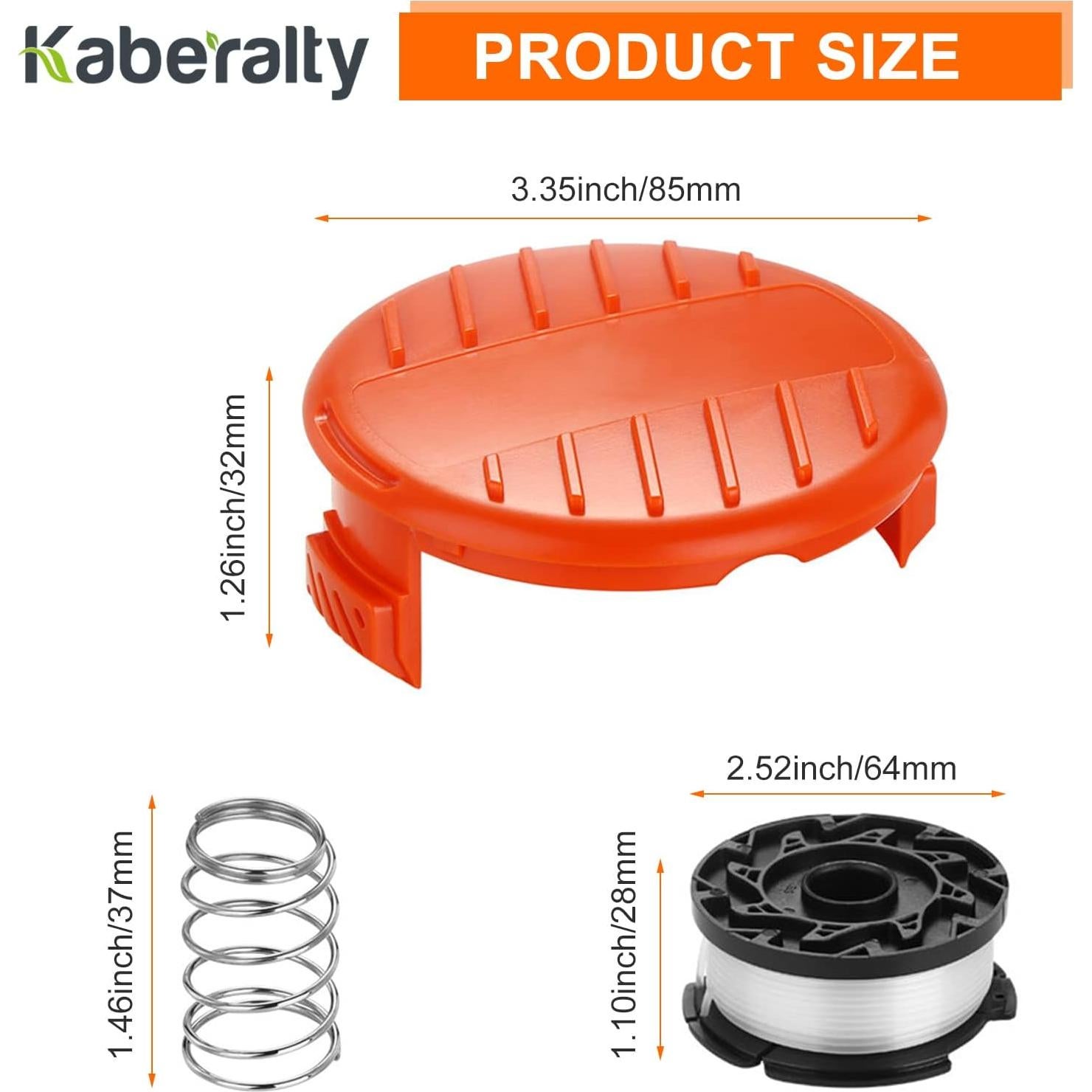 Carrete AF-100 Kaberalty 9m 1.65mm para Cortadora Black+Decker