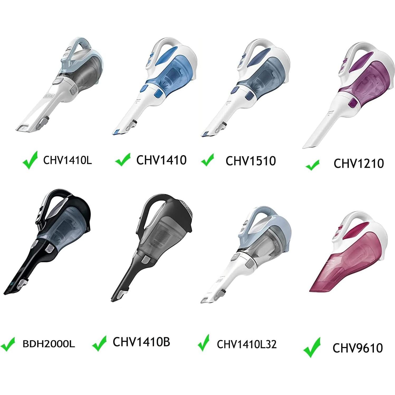 Paquete de 4 Filtros Reemplazo Aspiradora Black and Decker VF110