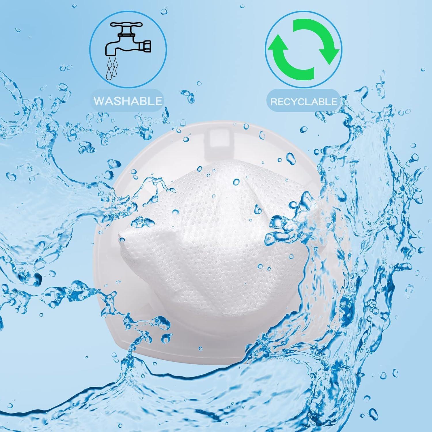 Paquete de 4 Filtros Reemplazo Aspiradora Black and Decker VF110