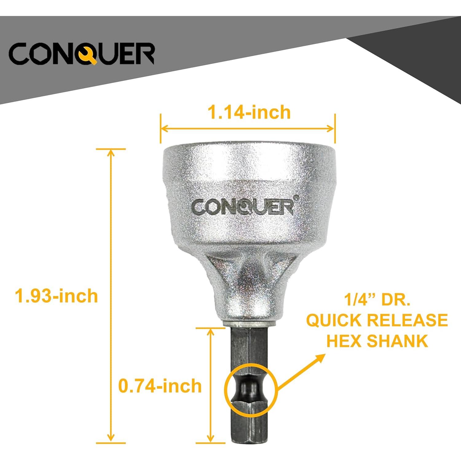 Herramienta de Desbarbado CONQUER HSS 3mm-19mm Avellanador