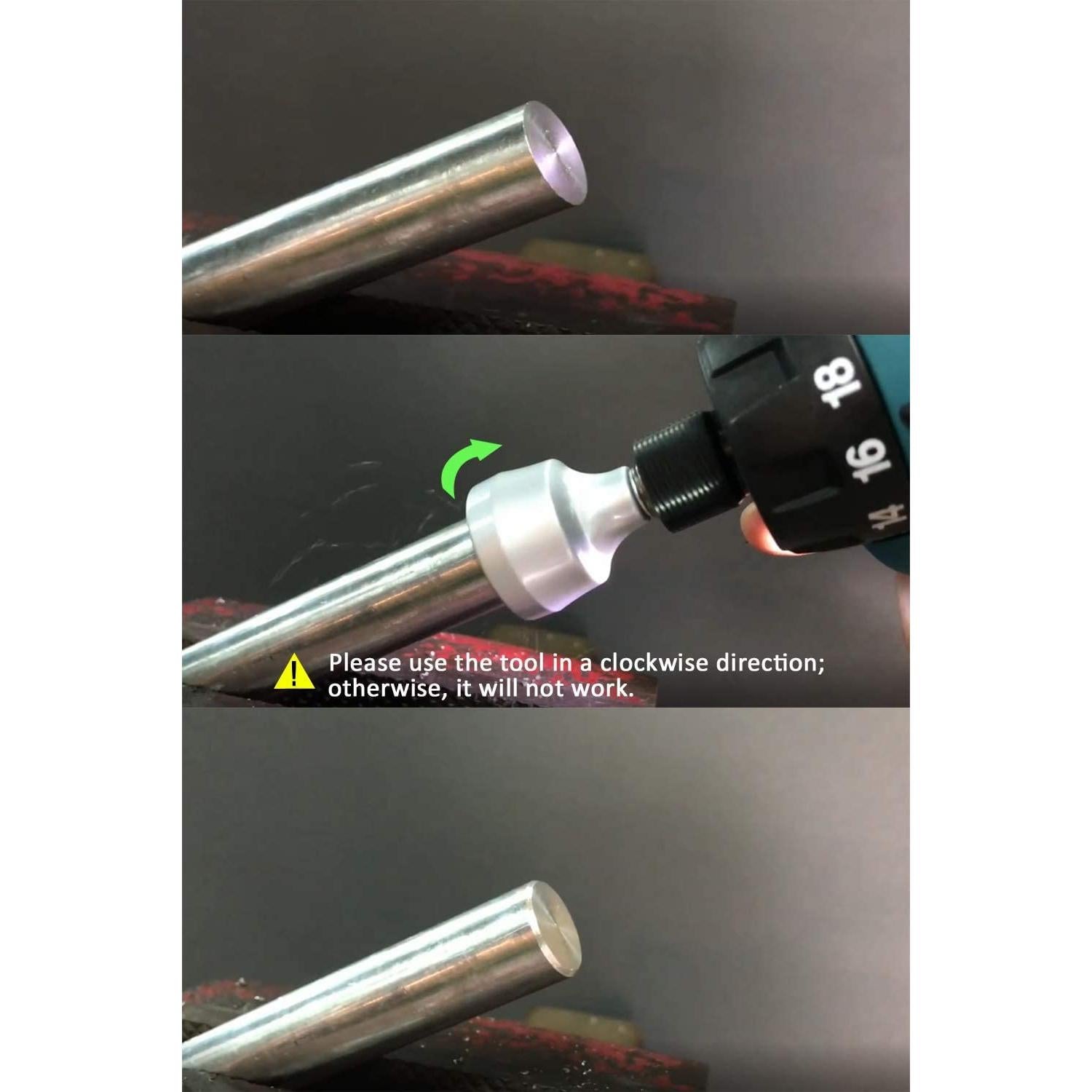 Herramienta de Desbarbado CONQUER HSS 3mm-19mm Avellanador