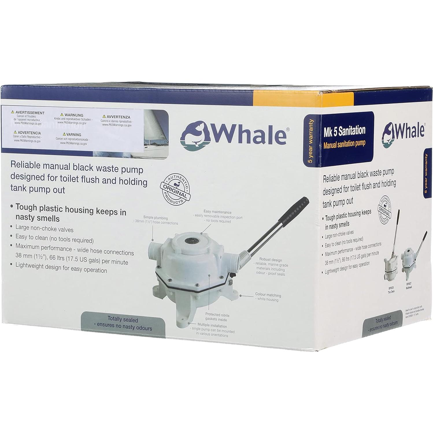 Bomba de Saneamiento Whale Mark V - 66.2 L/min - 3.81 cm