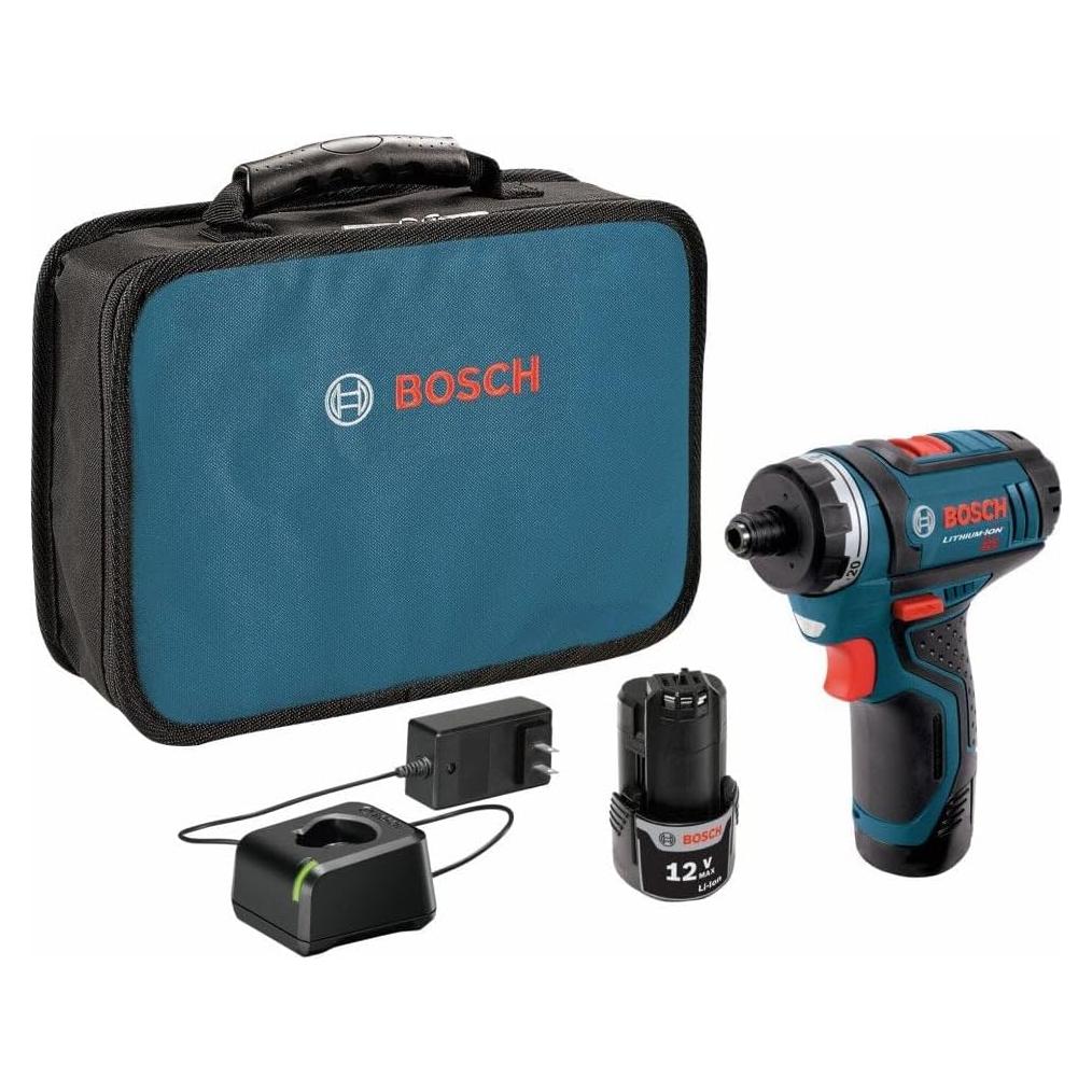 BOSCH Conductor de Bolsillo 12V PS21-2A con 2 Baterías