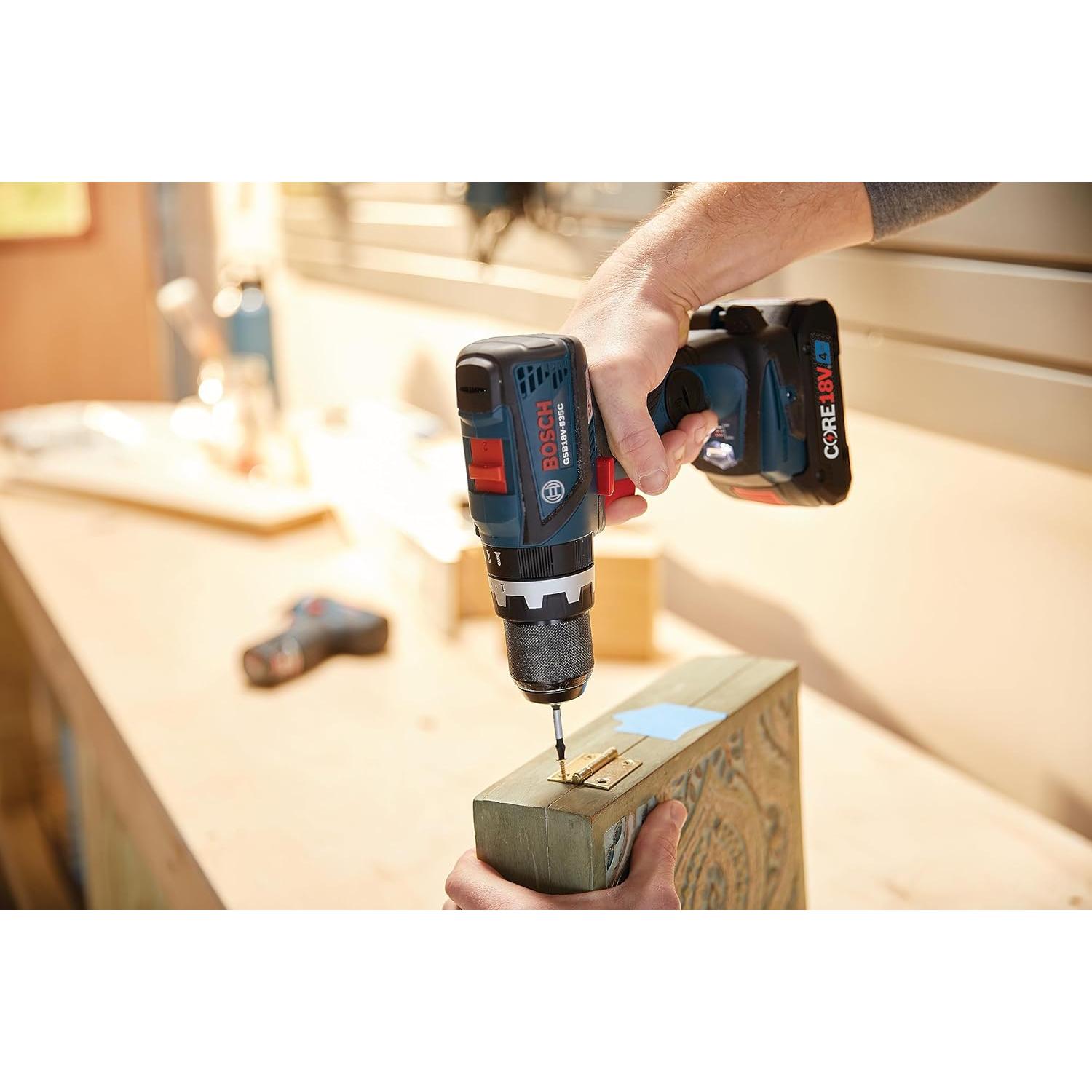 Taladro de Percusión Bosch GSB18V-535CB15 18V 4 Ah