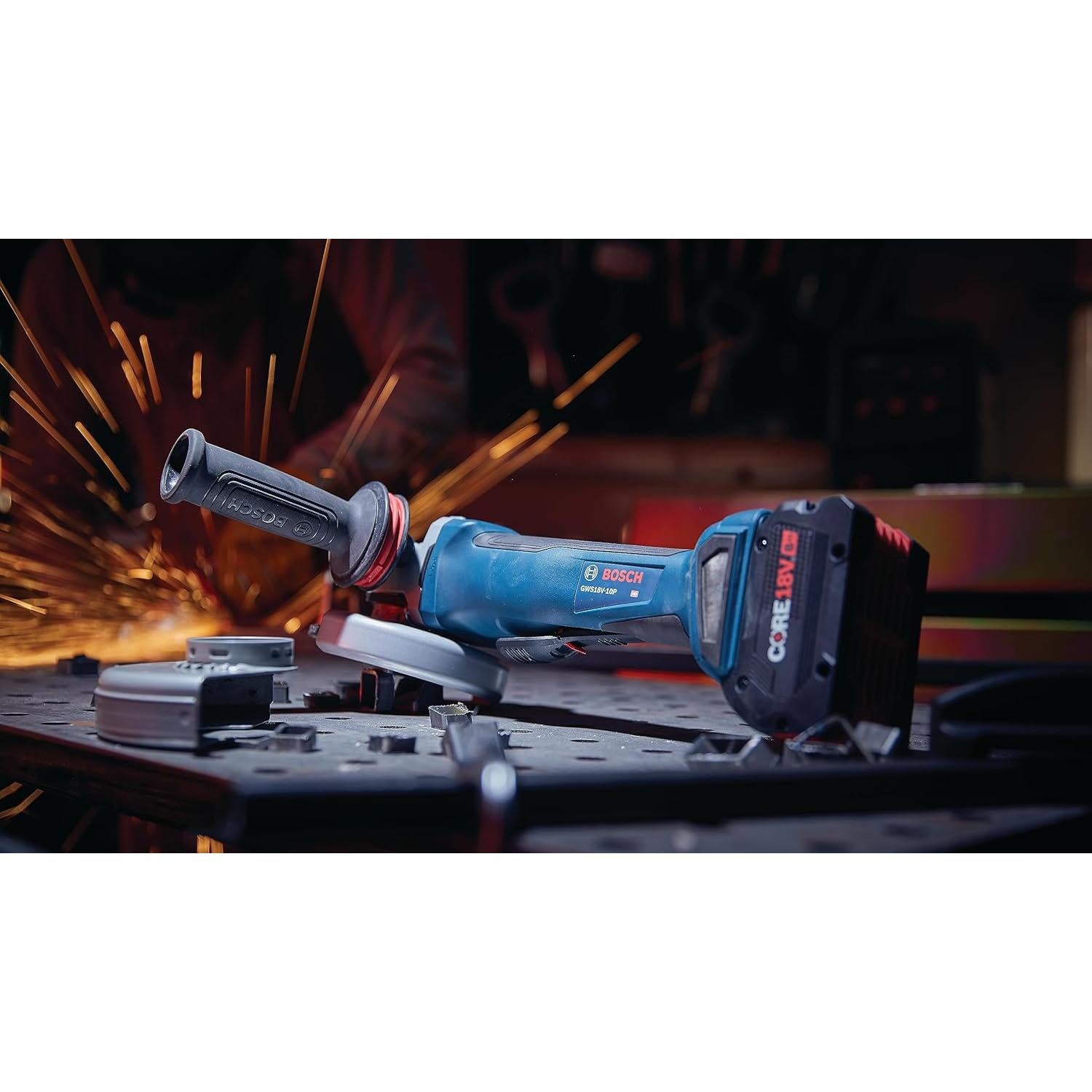 Amoladora Angular BOSCH GWS18V-10PN 18V Sin Escobillas 4.5"