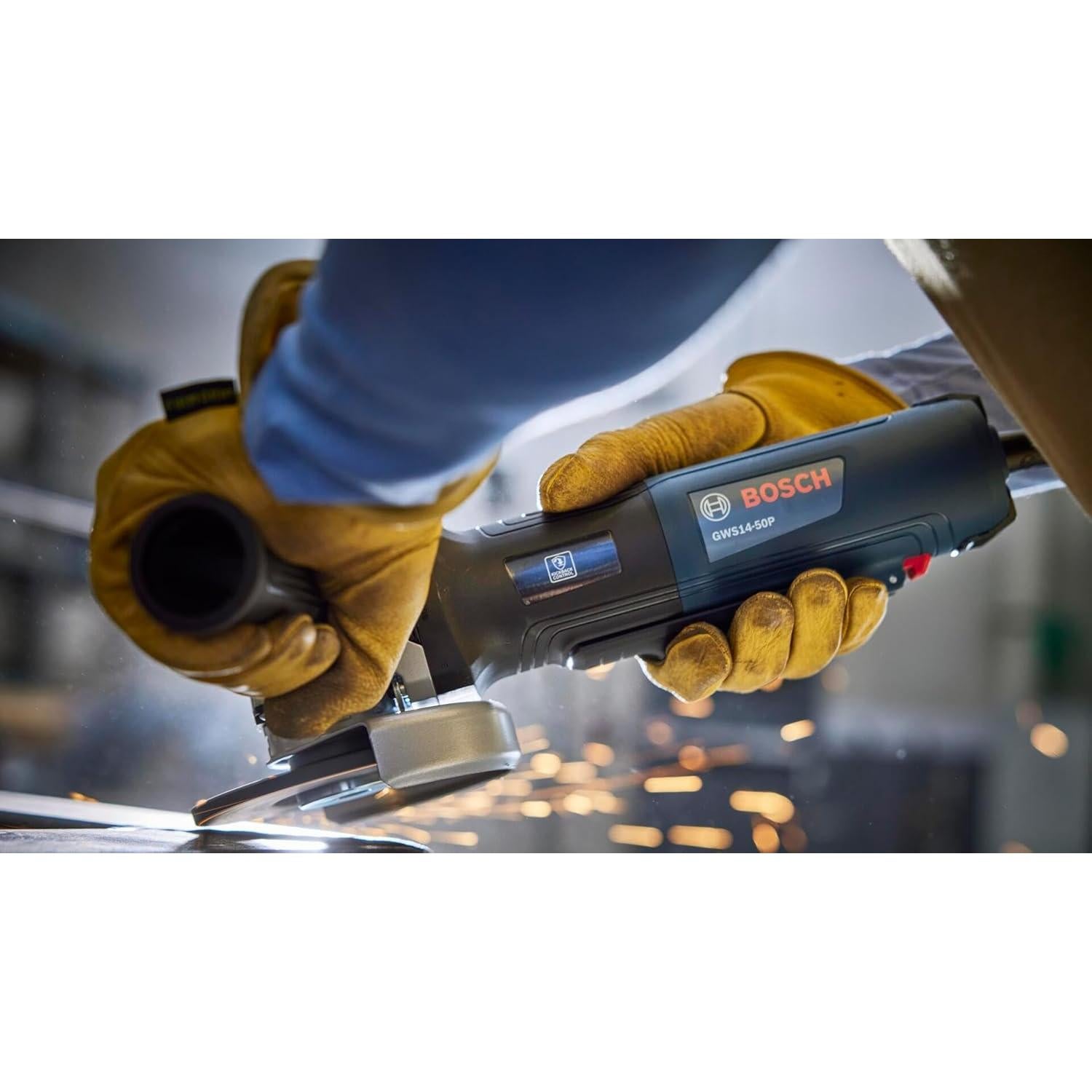 Amoladora Angular BOSCH GWS14-50P 5" 13A Ergonomía y Potencia