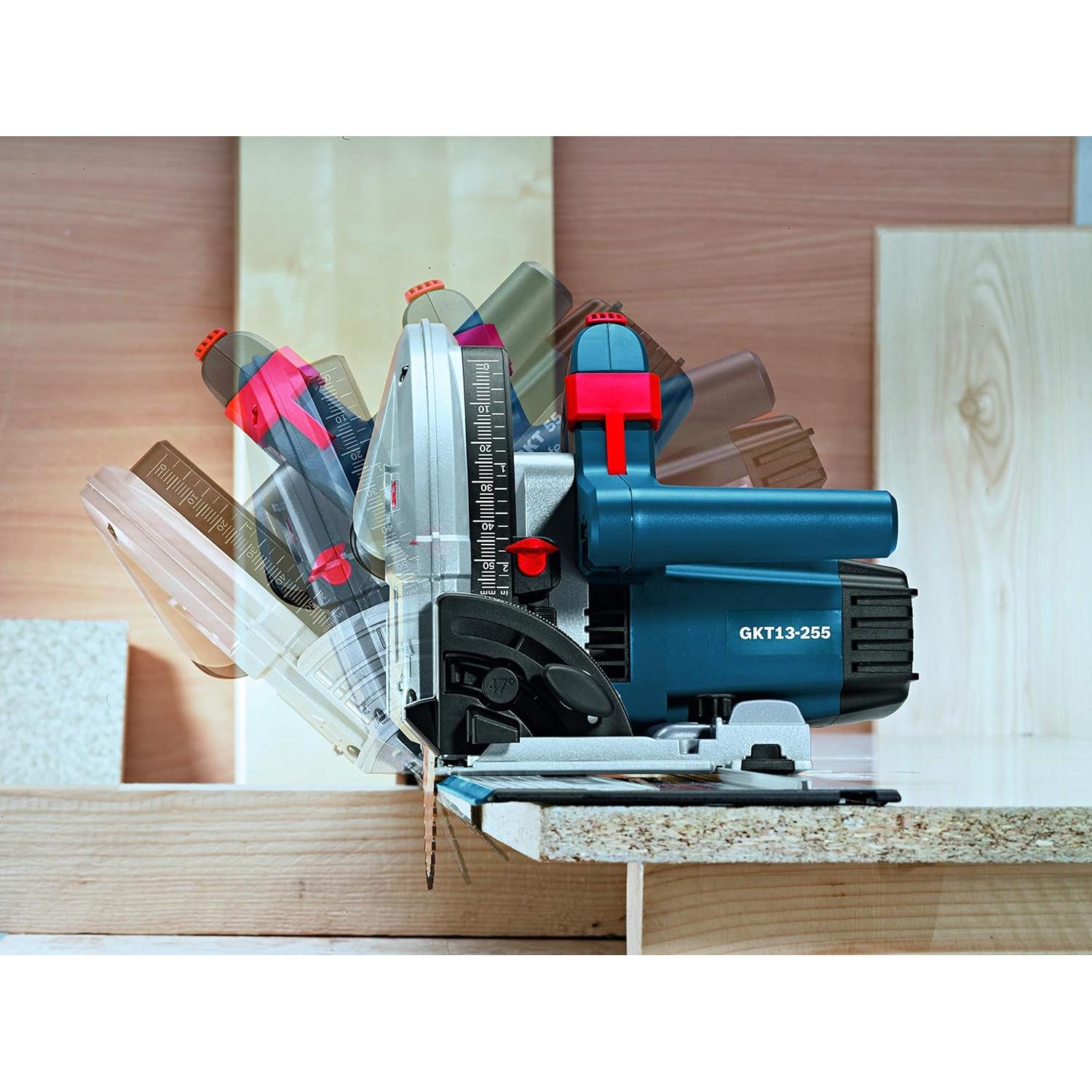 Sierra de Carril Bosch GKT13-225L 165mm con Estuche