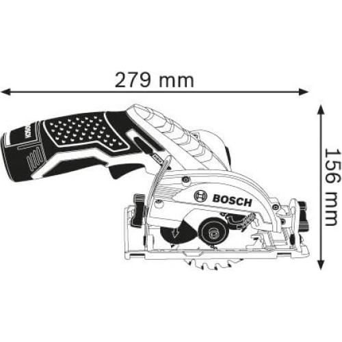 Sierra Circular Inalámbrica Bosch GKS 10.8V 85mm 1.4kg