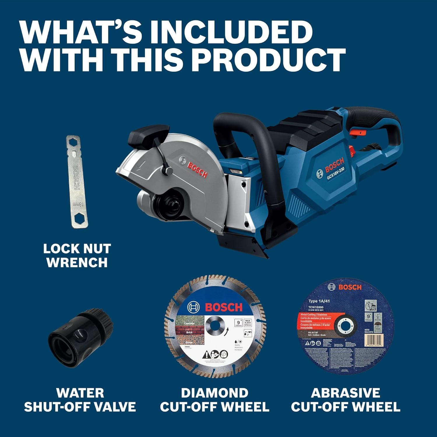 Sierra de Corte Inalámbrica BOSCH GCS18V-230 18V 23 cm