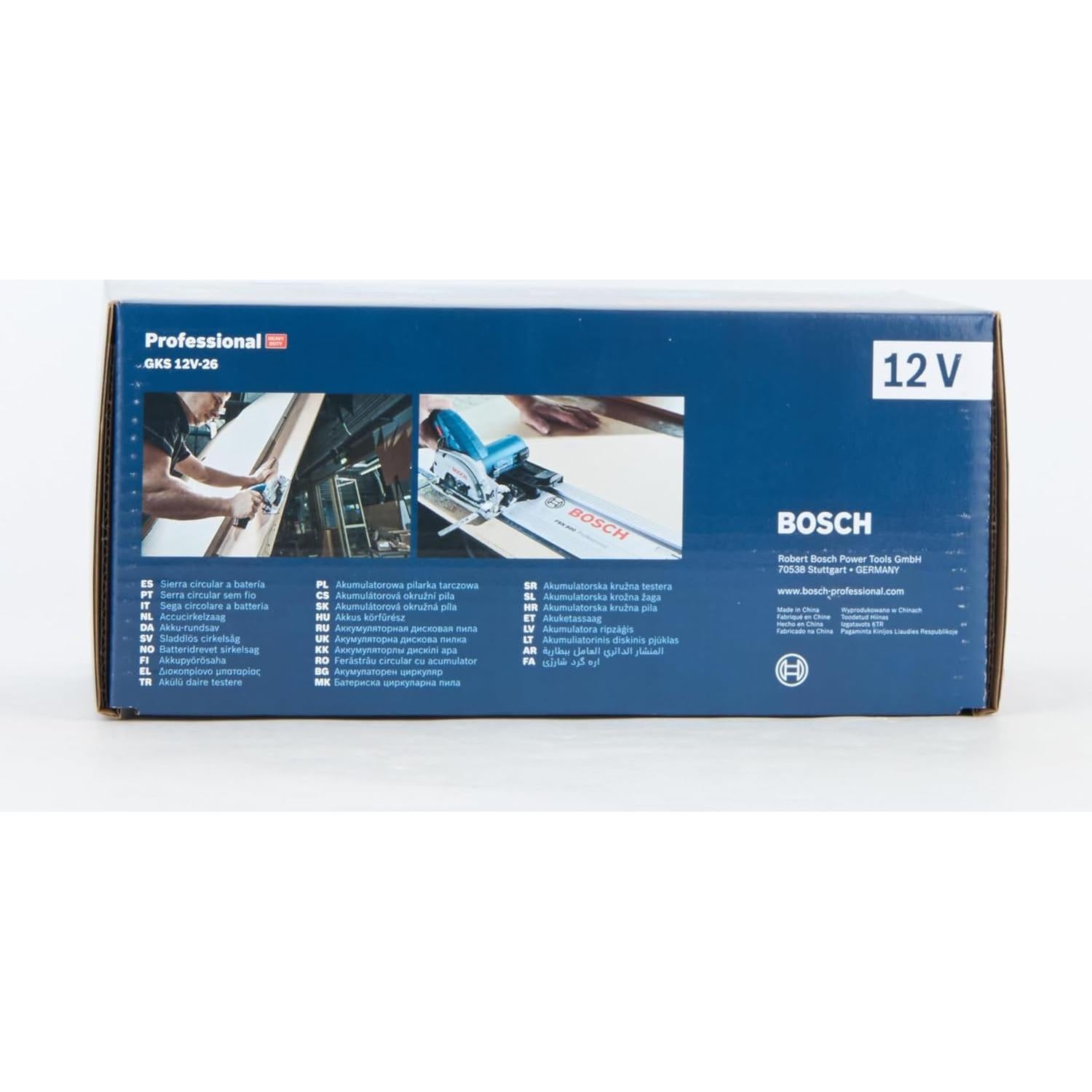 Sierra Circular Inalámbrica Bosch GKS 12V-26 85mm 1400rpm