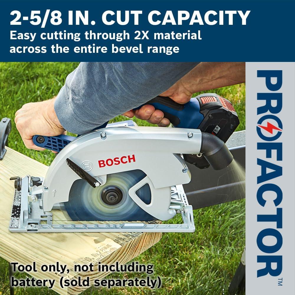 Sierra Circular Izquierda BOSCH GKS18V-26LN 18V 6,67 cm