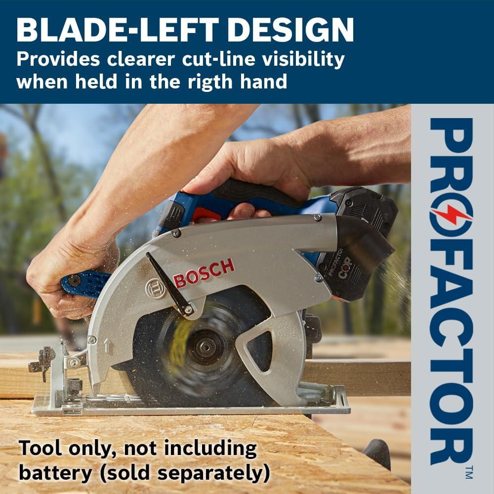 Sierra Circular Izquierda BOSCH GKS18V-26LN 18V 6,67 cm