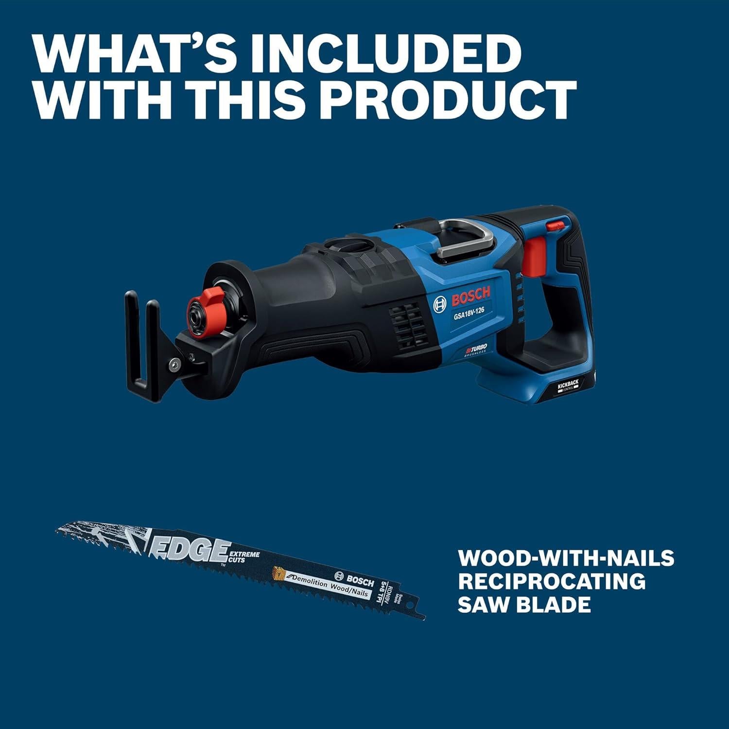 Sierra Recíproca BOSCH GSA18V-126N 18V 0-3000 SPM