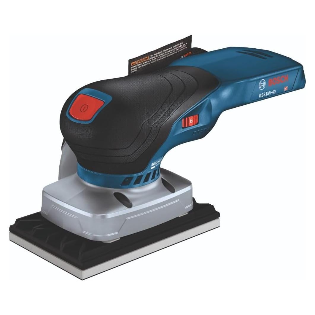 Lijadora Orbital Bosch GSS18V-40 18V Sin Cable Ergonómica