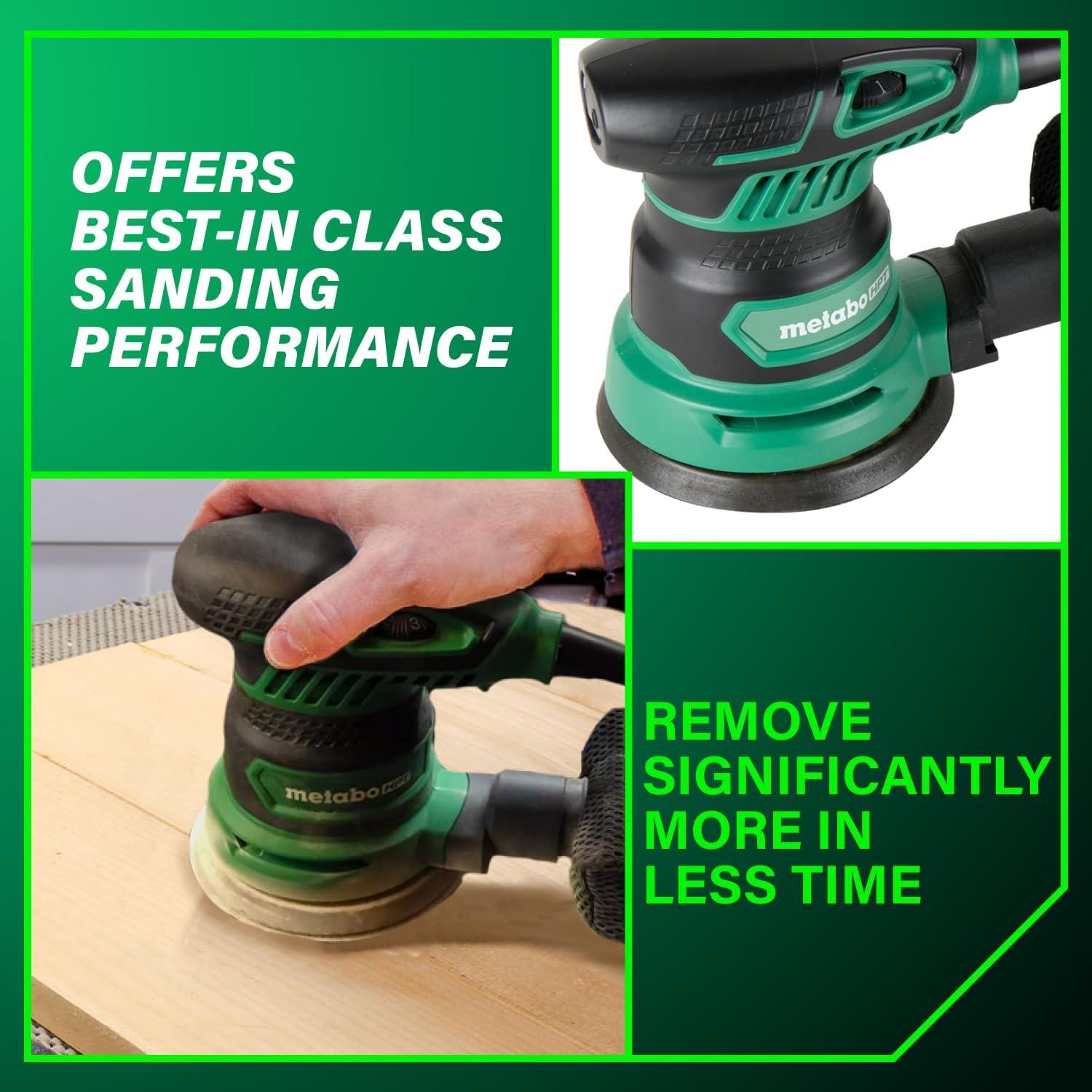 Lijadora Orbital Metabo HPT SV13YST 230W 5" Vel. Variable