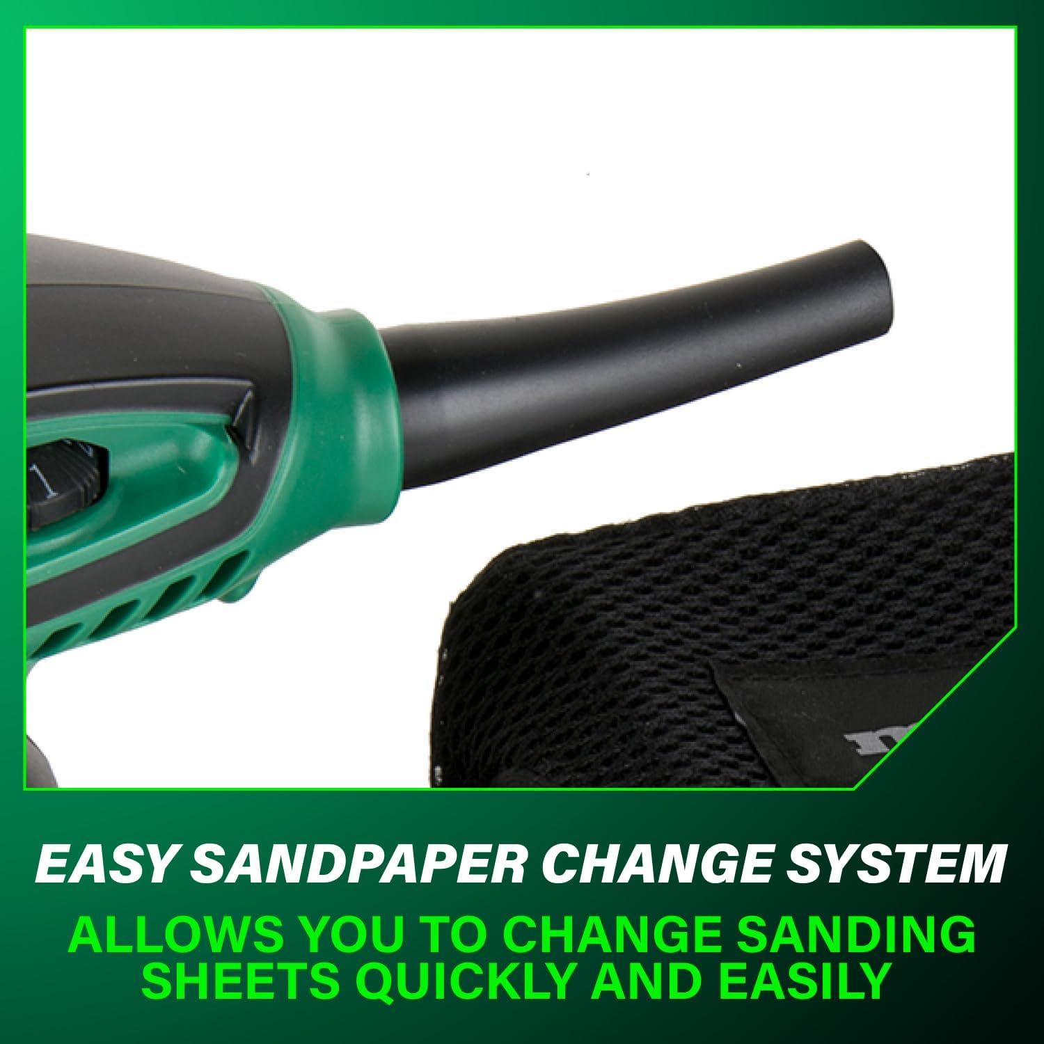 Lijadora Orbital Metabo HPT SV13YST 230W 5" Vel. Variable