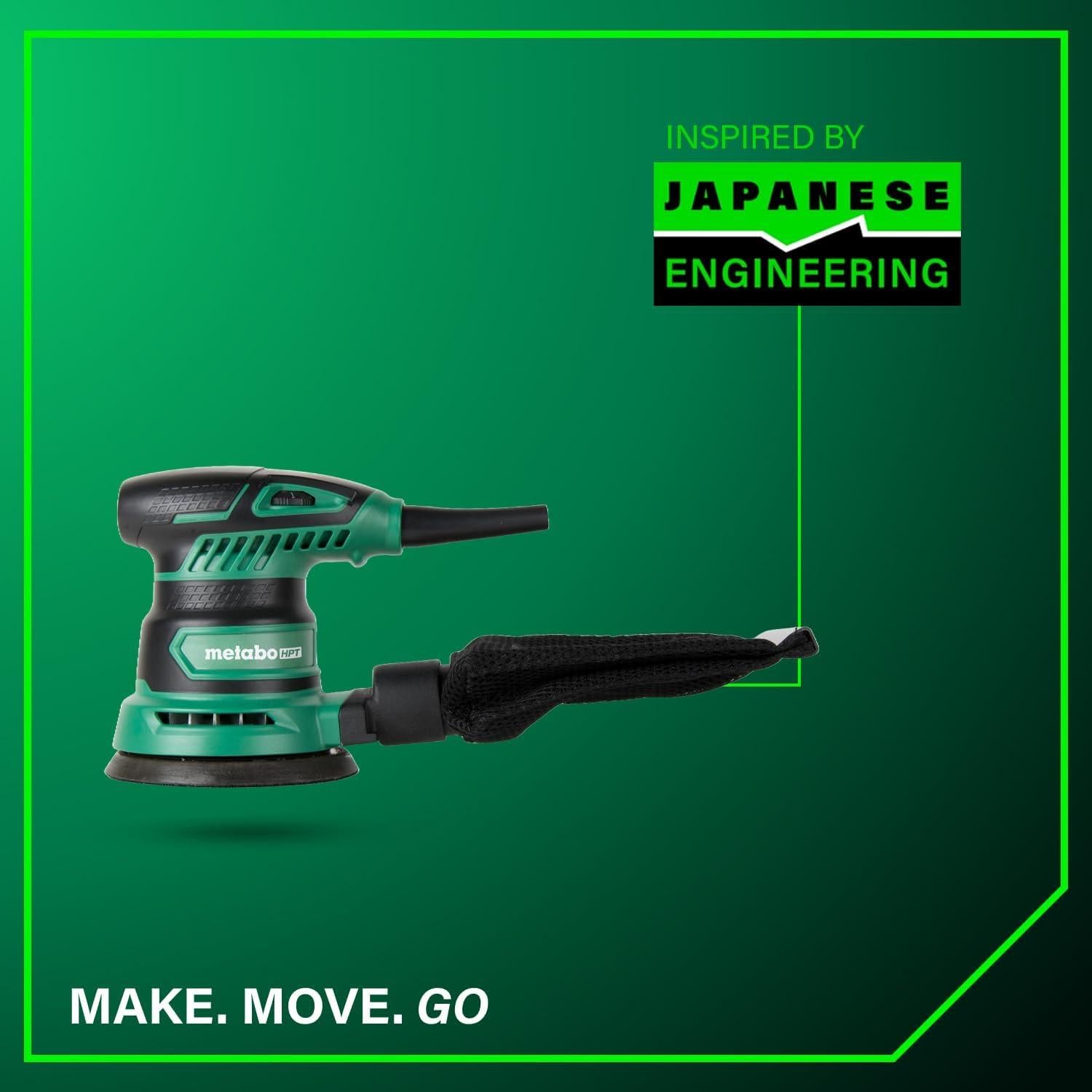 Lijadora Orbital Metabo HPT SV13YST 230W 5" Vel. Variable