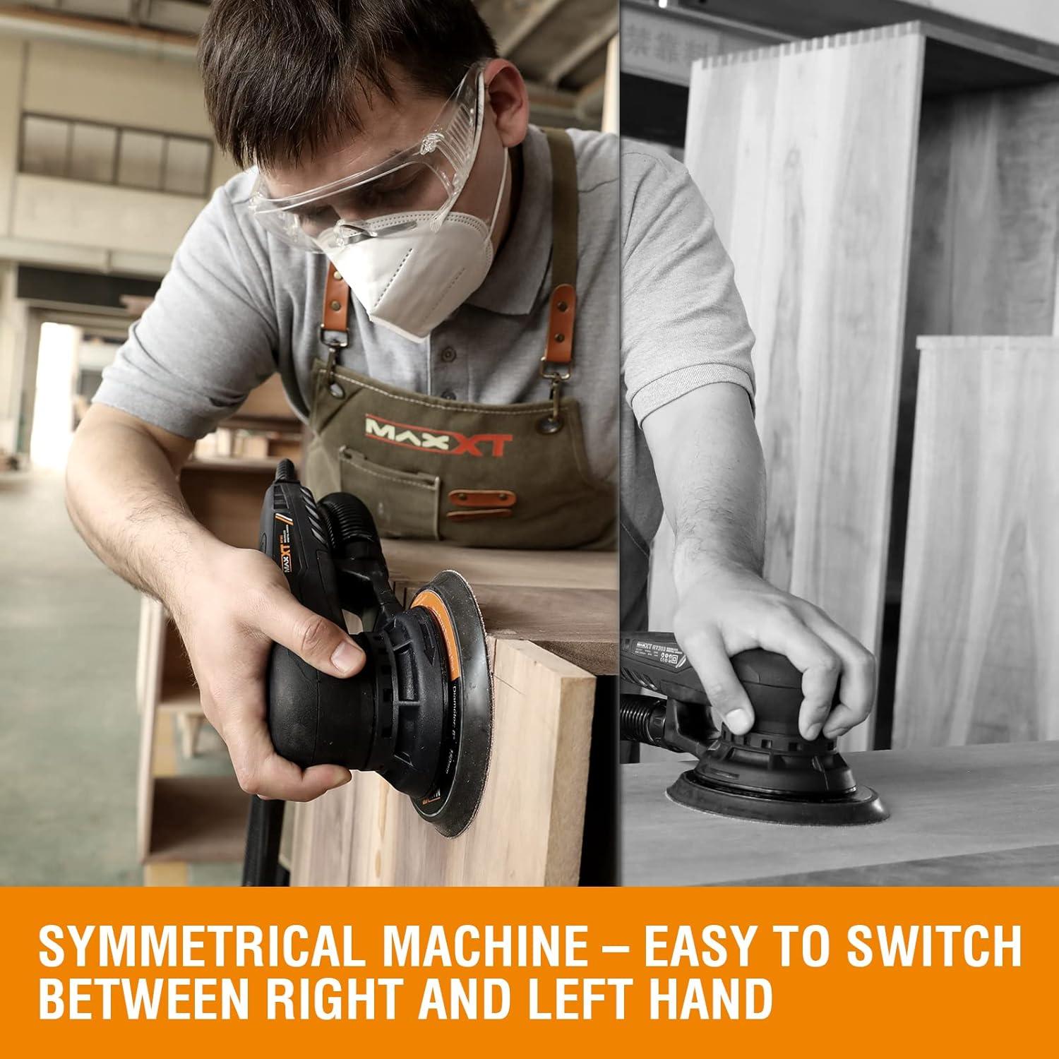 Lijadora Orbital MAXXT R7303 5mm Motor Sin Escobillas