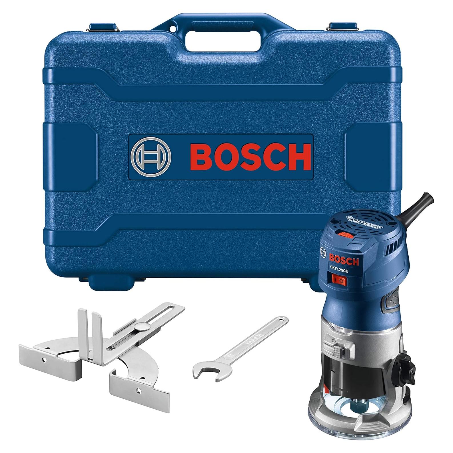 Router de Palma Bosch GKF125CEK 1.25 HP Velocidad Variable