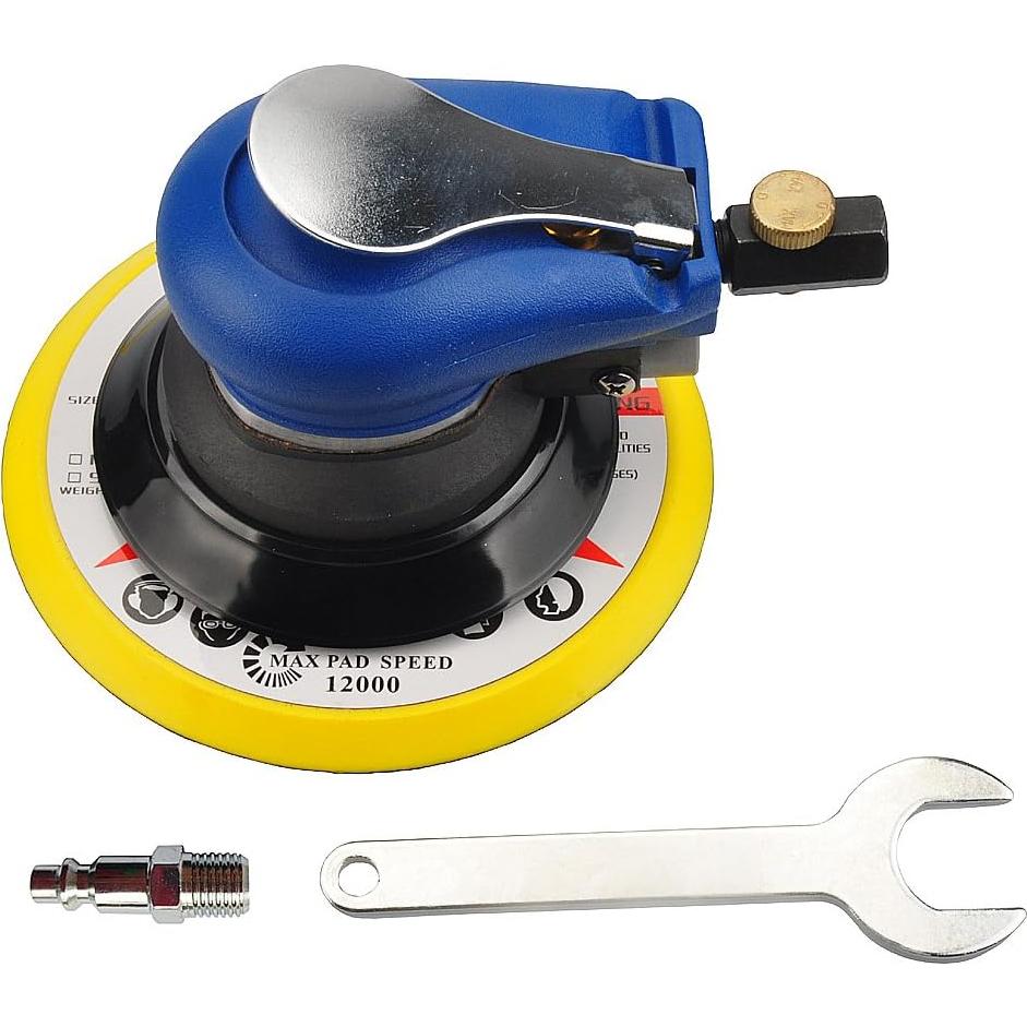 Lijadora de aire PROSHI 6" orbital neumática 10000 RPM