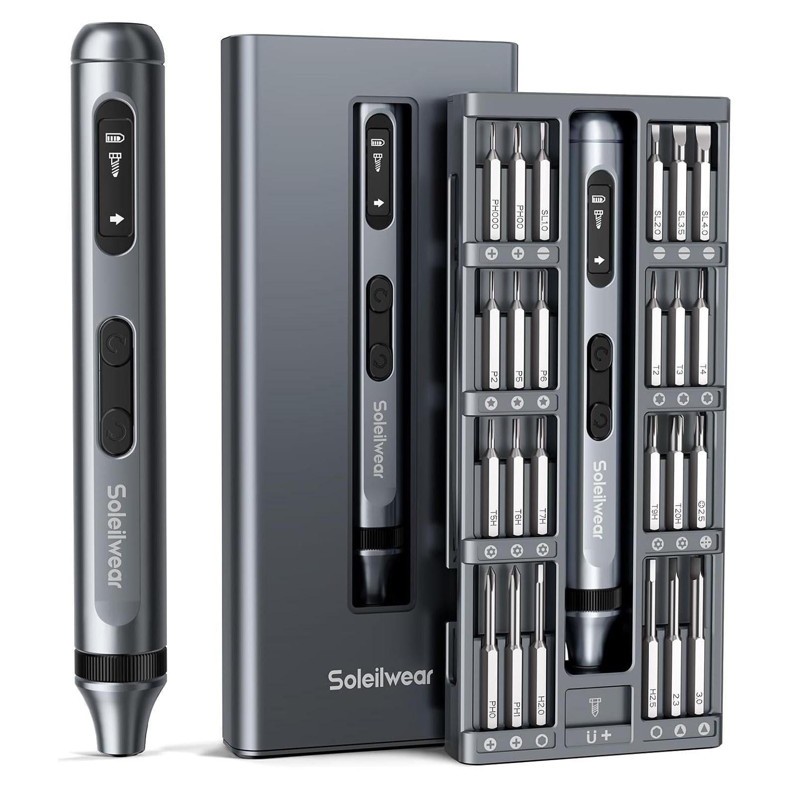 Destornillador Eléctrico Mini Soleilwear 52 en 1 Inalámbrico