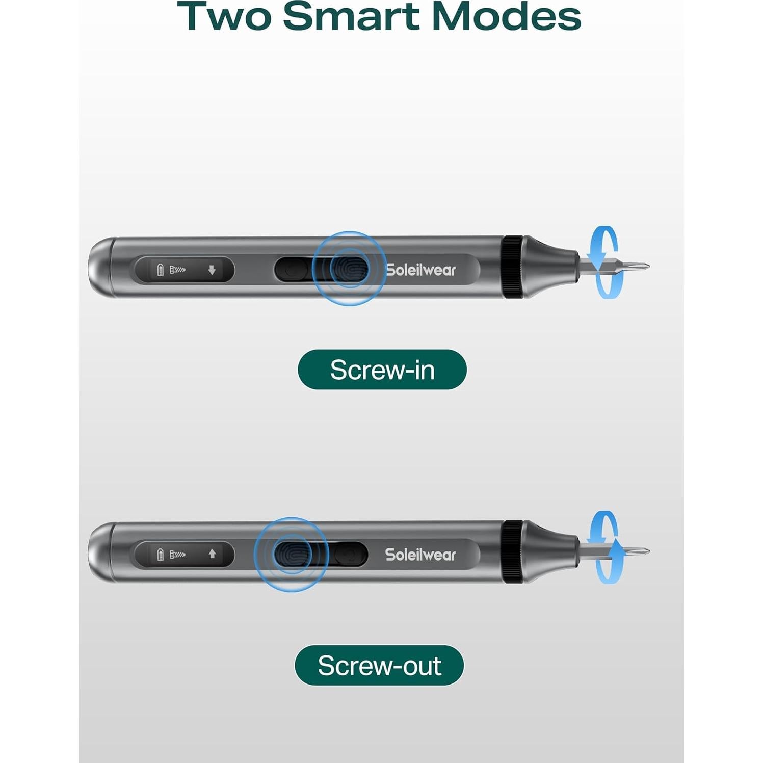 Destornillador Eléctrico Mini Soleilwear 52 en 1 Inalámbrico