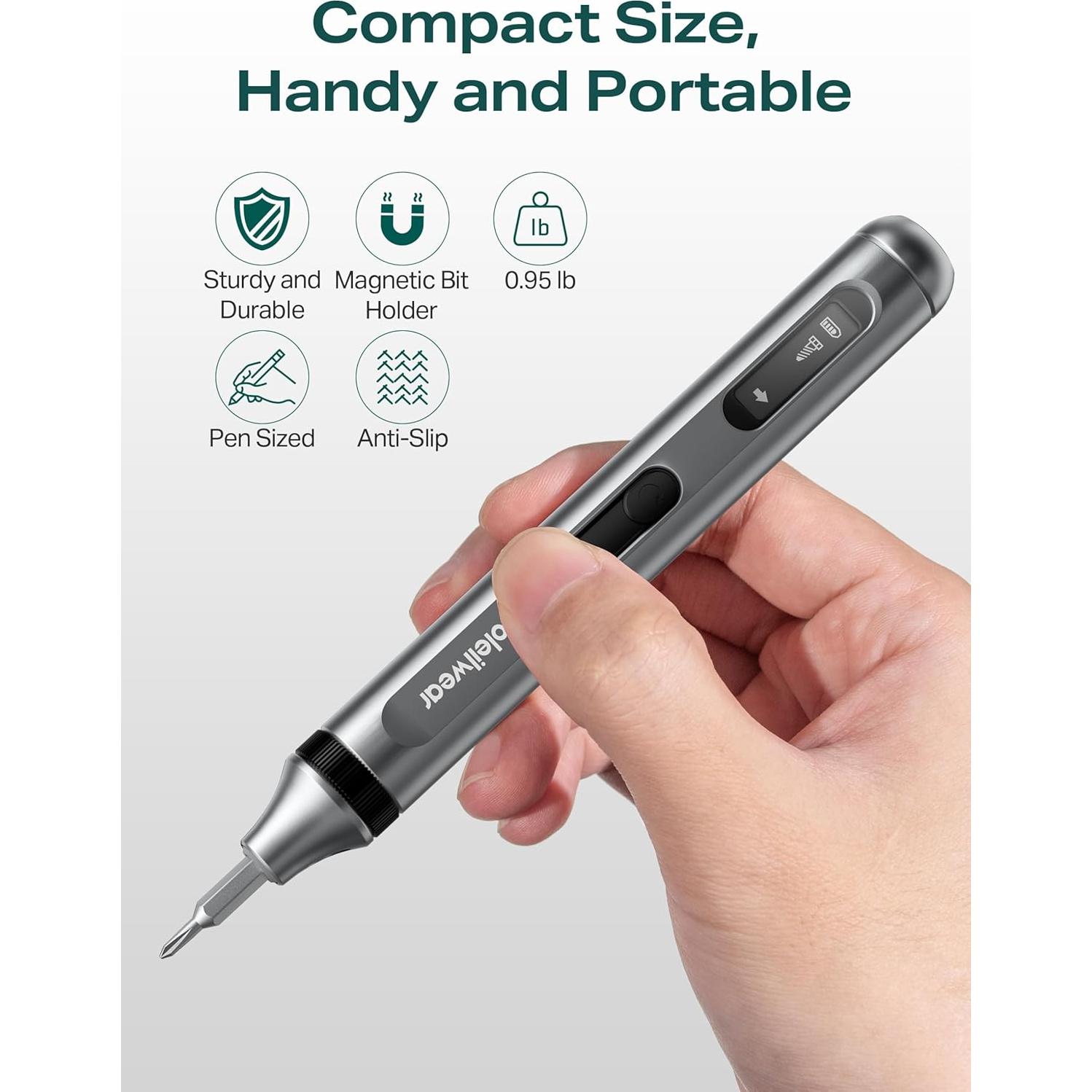 Destornillador Eléctrico Mini Soleilwear 52 en 1 Inalámbrico