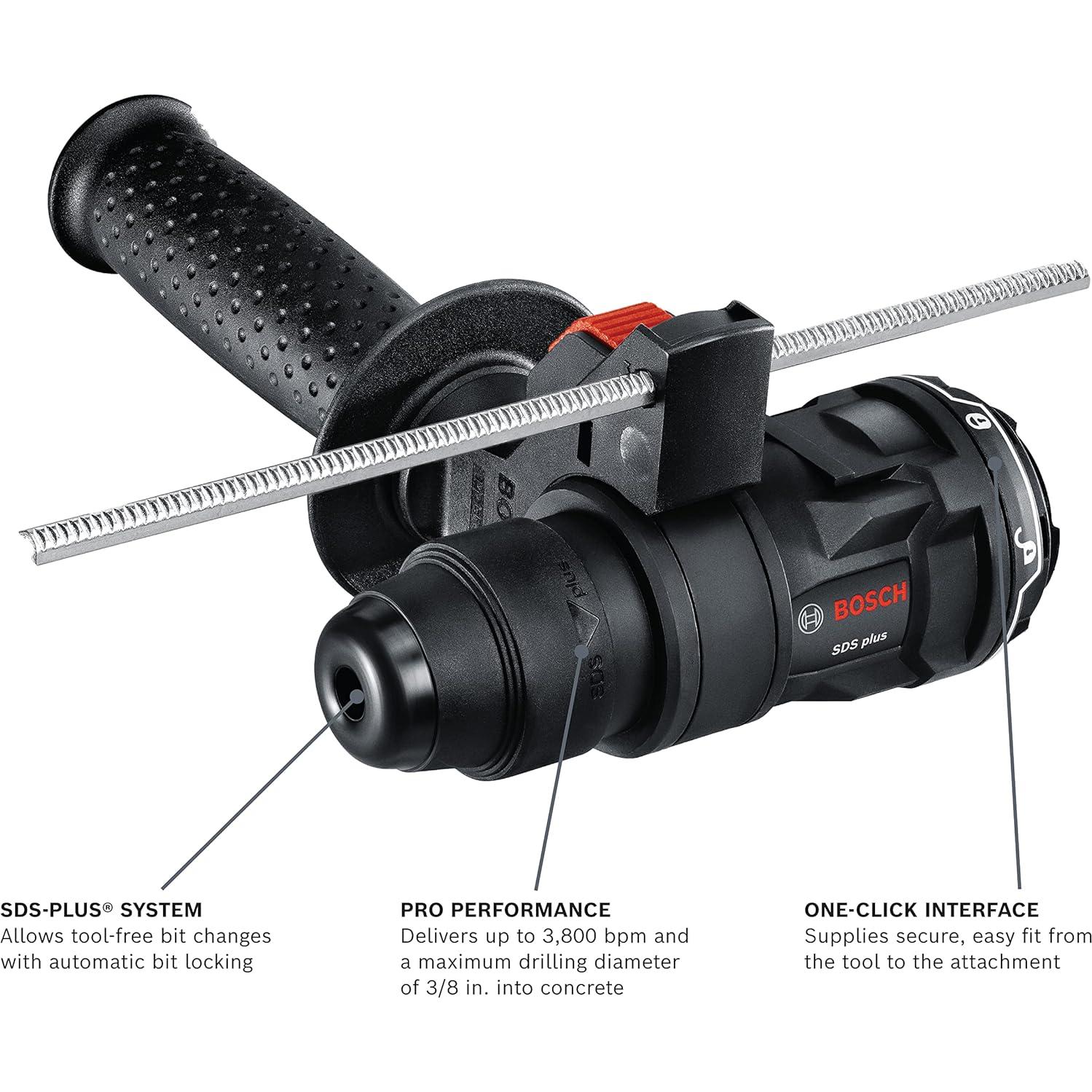 Accesorio Martillo Rotatorio Bosch GFA12-H 12V Max SDS-plus