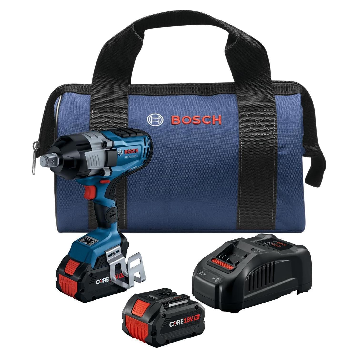 Llave de Impacto BOSCH GDS18V-1180CB28 18V 3/4" Torque Alto