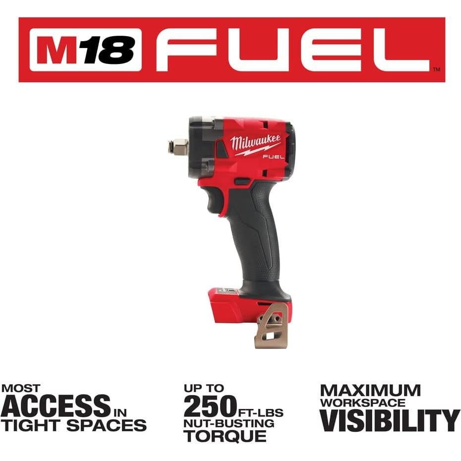 Llave de Impacto Milwaukee 2855-20 1/2" Inalámbrica 18V