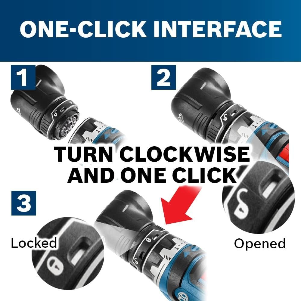 Kit Combo Bosch 12V Max Taladro Chameleon y Multiuso Starlock