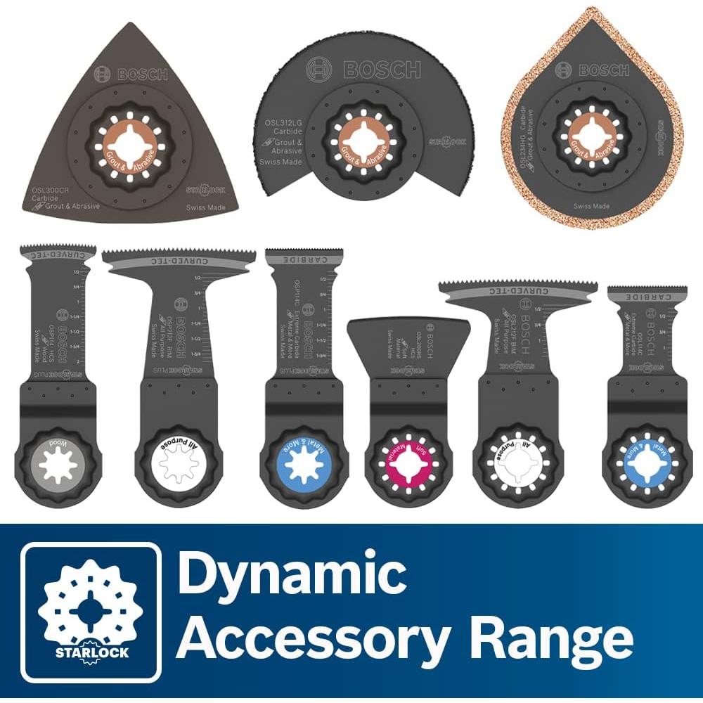 Kit Herramienta Oscilante BOSCH GOP40-30B 30 Accesorios