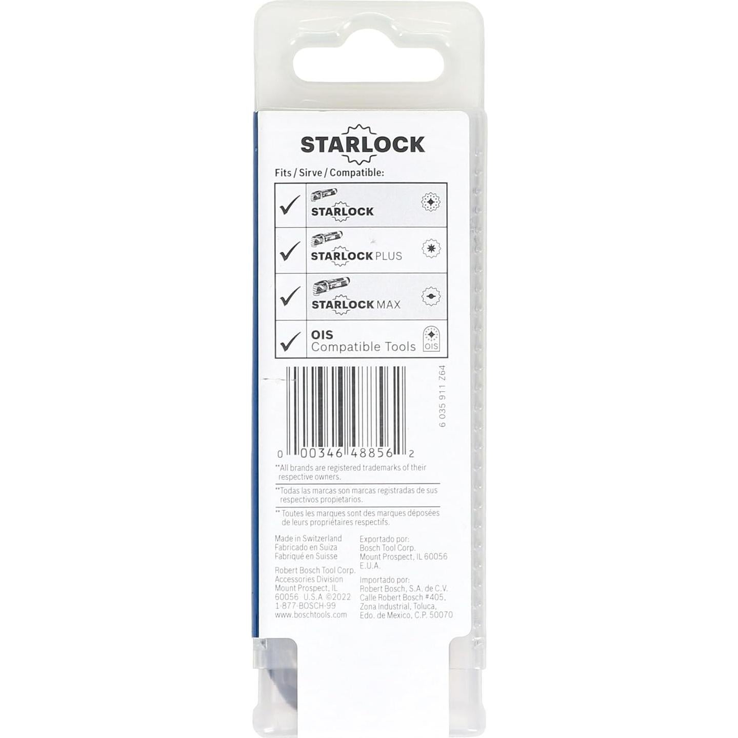 Cuchillas de Corte Bosch OSL114JF-10 Bi-Metal 10 Pzas 3,18 cm