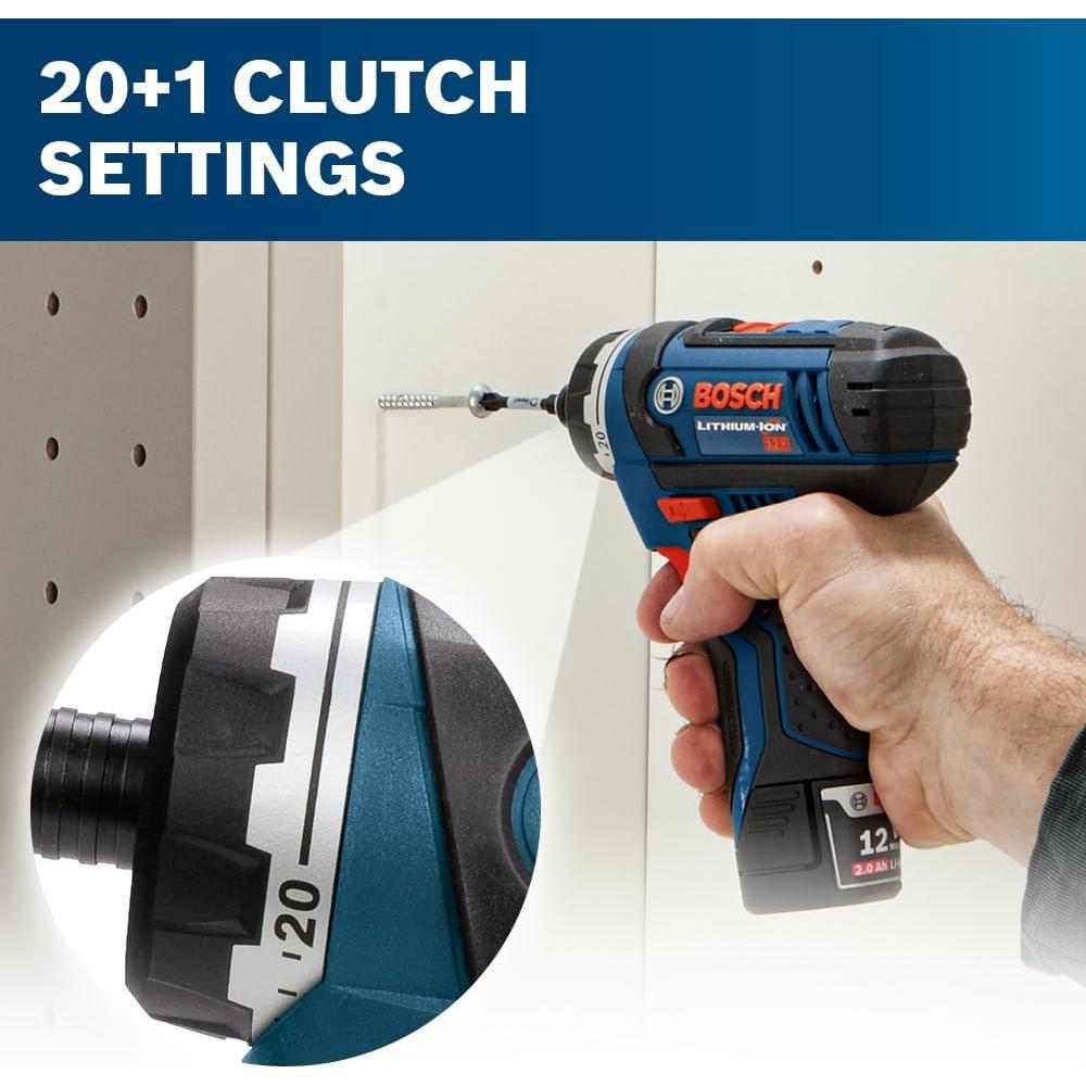 Destornillador BOSCH PS21N 12V Max 30Nm 1300rpm Compacto