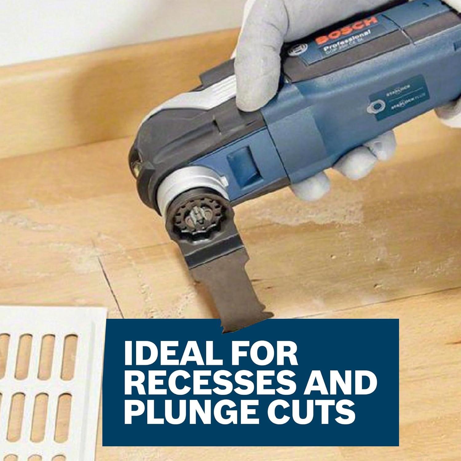 Cuchillas Oscilantes Bosch OSL114JF-3 Bi-Metal 3 Piezas 3,18 cm