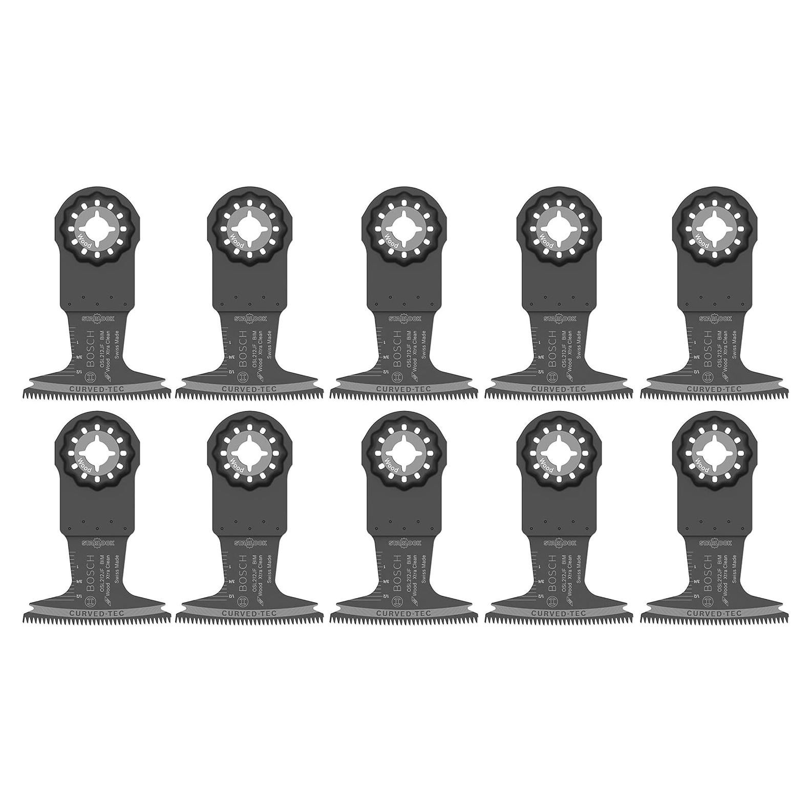 Cuchillas de Corte Inmersión BOSCH OSL212JF-10 10 Pzas 6,35 cm