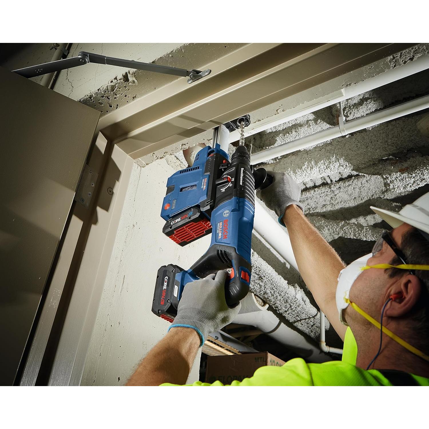 GBH18V-26DK24 18V EC Brushless SDS-plus® Bulldog™ 1 In. Rotary Hammer Kit with (2) CORE18V® 8 Ah High Power Batteries