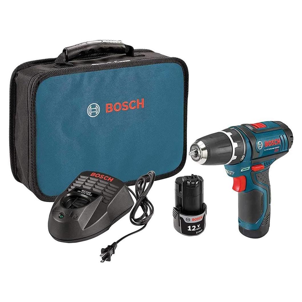 Taladro Inalámbrico Bosch PS31-2A 12V 2Ah Recargable