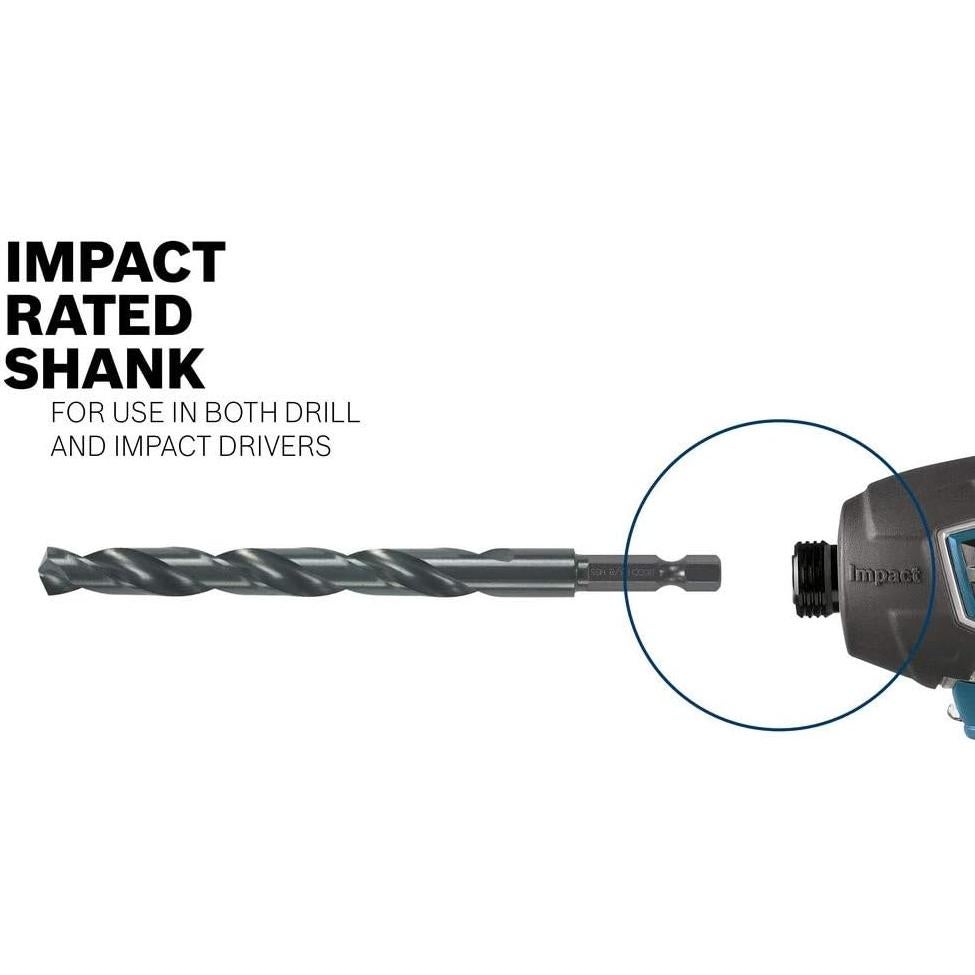 Juego de Brocas de Metal BOSCH BL21A 21 Piezas Óxido Negro