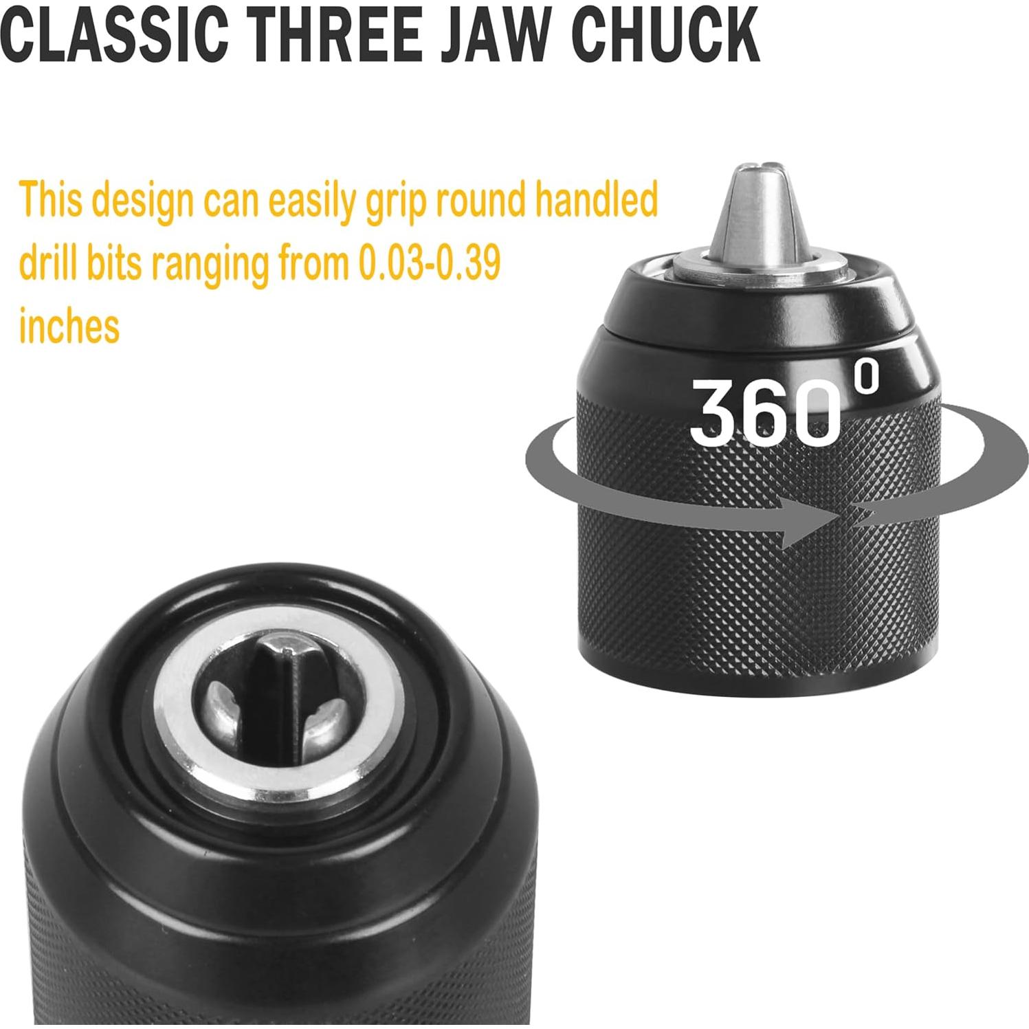 Mandril Sin Llave 2-13mm DIFFWELY para Impacto