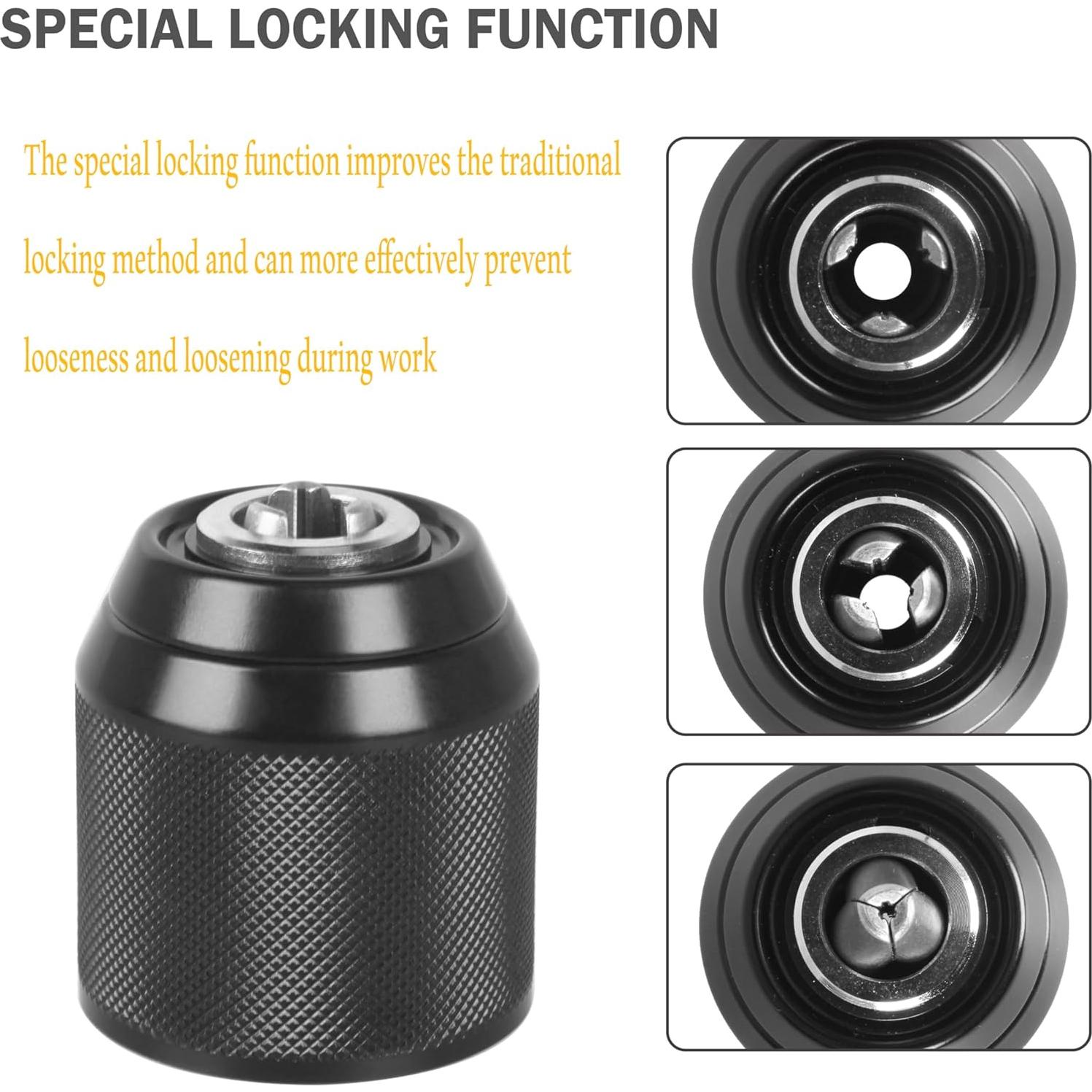 Mandril Sin Llave 2-13mm DIFFWELY para Impacto